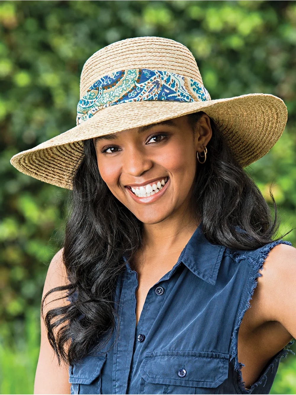 LOFT Straw Sun Hat/ Nordstrom Brown Bucket hat & Kids 3t Peach Sun Hat.